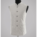 Minimalist Beige/Tan Linen Waistcoat