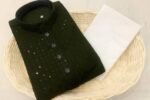 Men’s Festive Embroidered Kurta (Maroon/Red) - Image 4